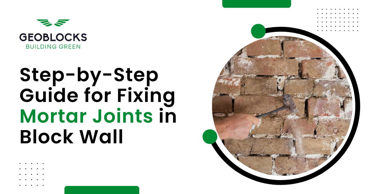 Step-by-Step Guide for Fixing Mortar Joints in Block Wall